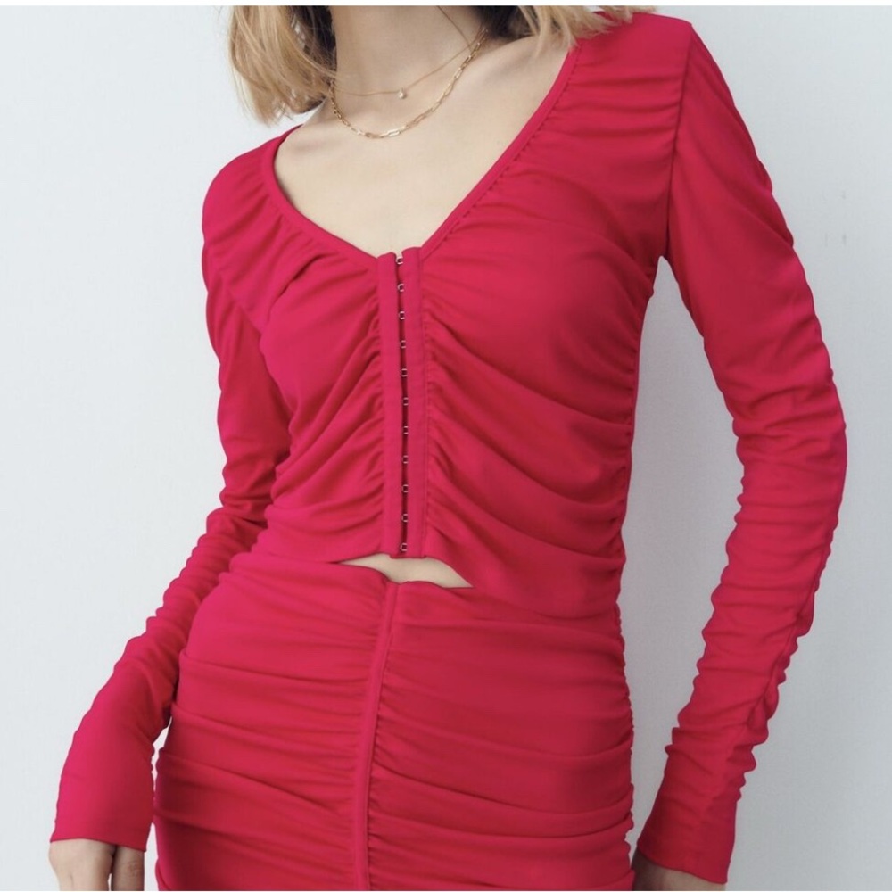 Zara pink top